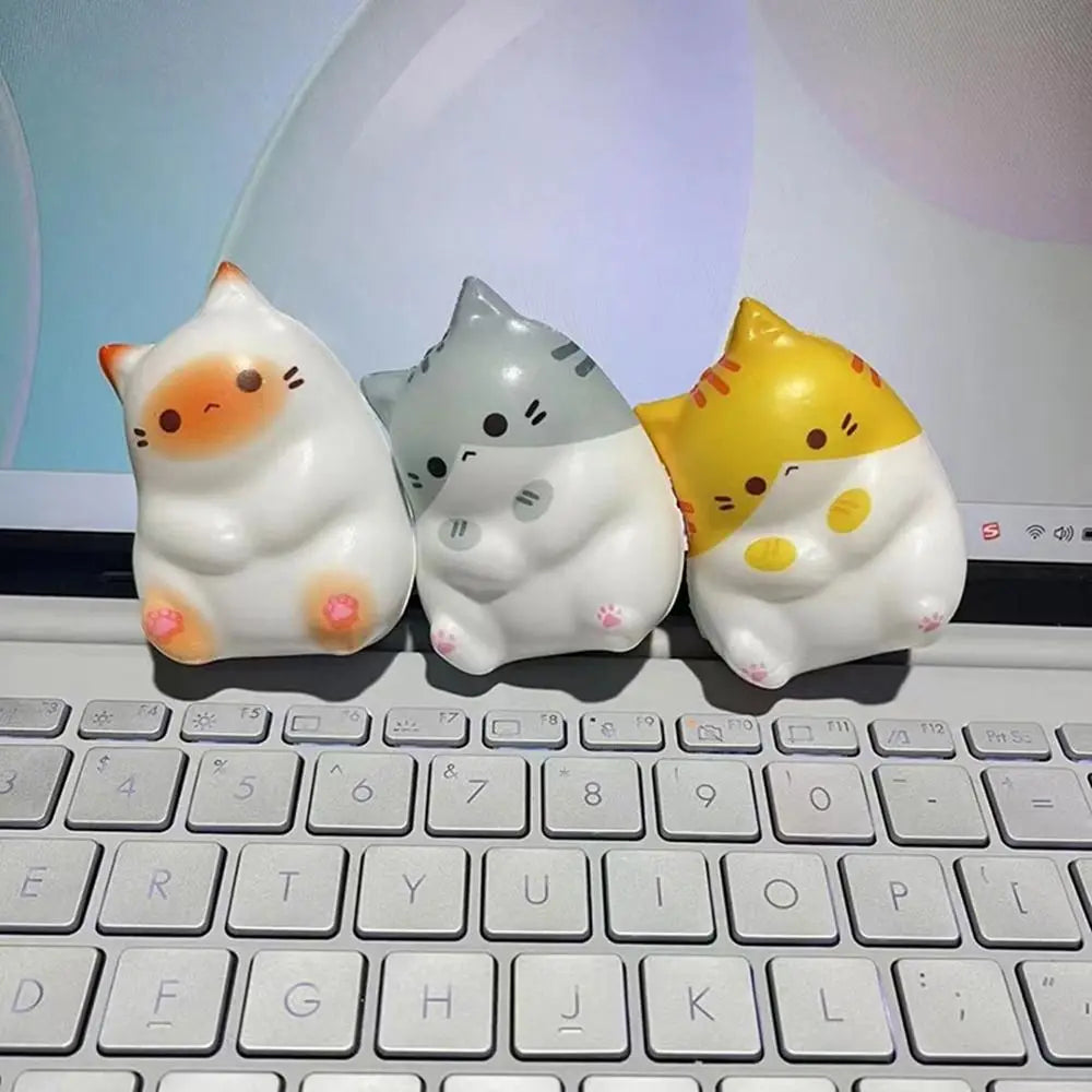 Fashion Cartoon Cat Squeeze Toys Plushie Slow Rebound Decompression Doll Cute Stress Release Release Anxiety Toy