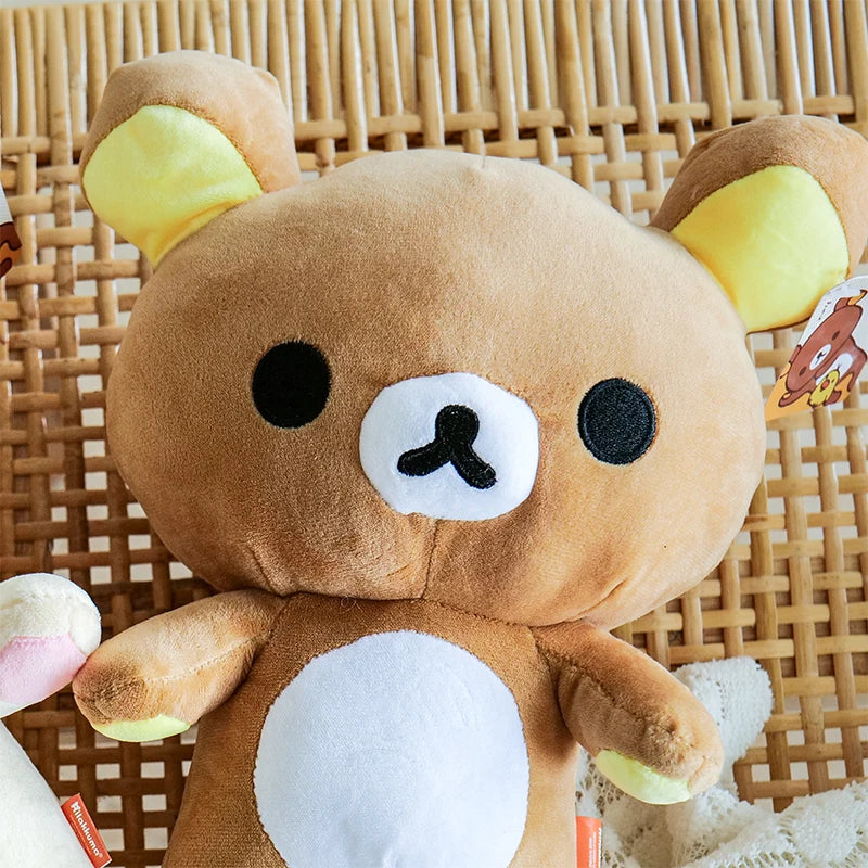 Anime Rilakkuma Plush Doll Cartoon Bear Toys Kawaii Rilakkuma Room Decor Teddy Bear Plushies Cute Couple Bear Xmas Girl Gifts