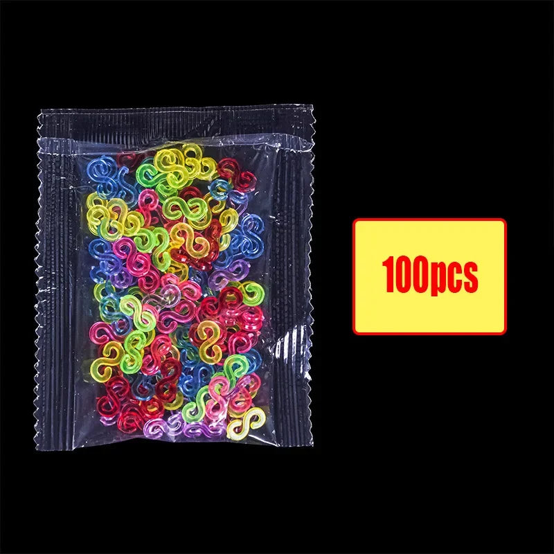 Soft Glue DIY Cartoon Colorful Animal Flower Bead Pendants Colorful Rubber Loom Band Bracelet Jewelry Making Beads Toy Beads Set