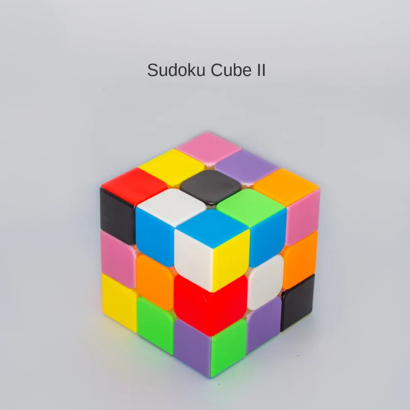 3x3x3 9-Color Sudoku Magic Cubes Brainy Classic Color Magic Cubes Stickerless  Cubo Mágico Profissional