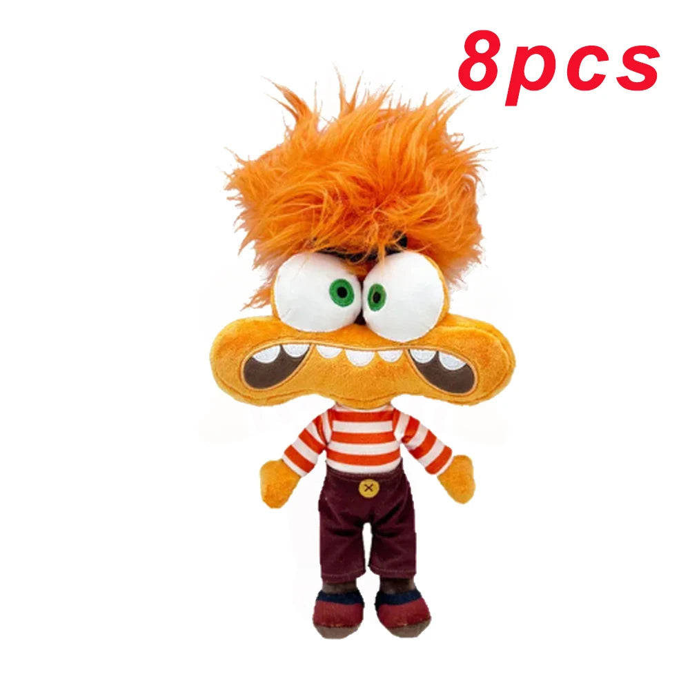 33style Inside Out 2 Plush Dolls Inside Out Plush Toy Cute Cartoon Plushie Doll Stuffed Anime Periphery Toys Kids Birthday Gifts