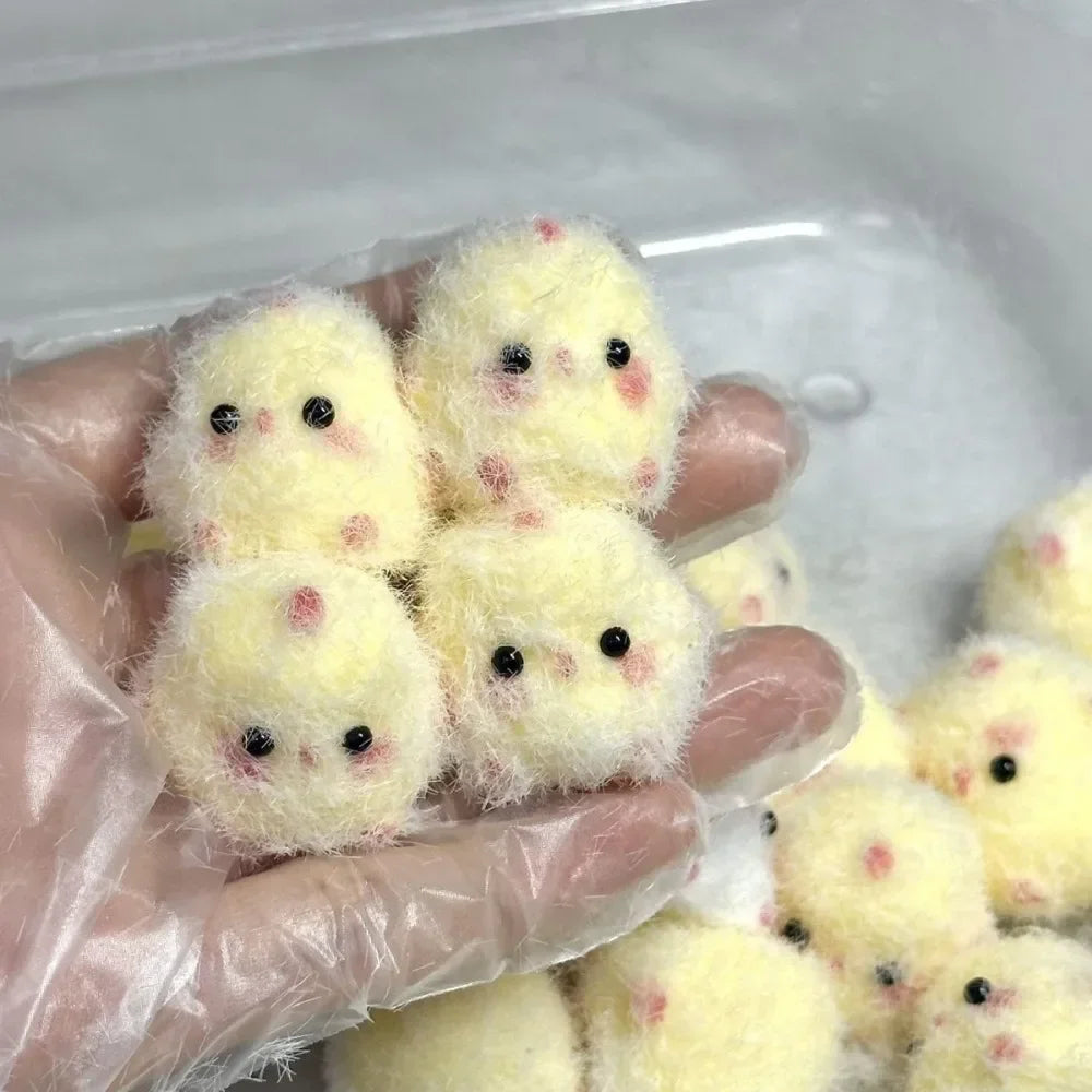 1/4PCS Cartoon Squeeze Stress Relief Toy Children Chick Decompression Squishy Toys Boys Girls Cute Chicken Antistress Toy