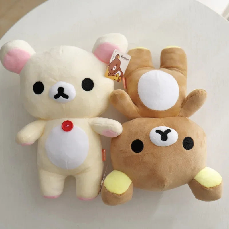 Anime Rilakkuma Plush Doll Cartoon Bear Toys Kawaii Rilakkuma Room Decor Teddy Bear Plushies Cute Couple Bear Xmas Girl Gifts