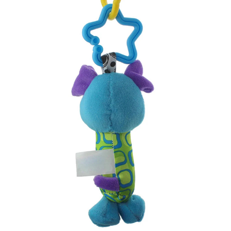 Baby Rattle Toys Kids Tinkle Hand Bell Plush Stroller Hanging Stuffed Animal Rattles Multi-functional Infant Sound Toy Kid Gifts