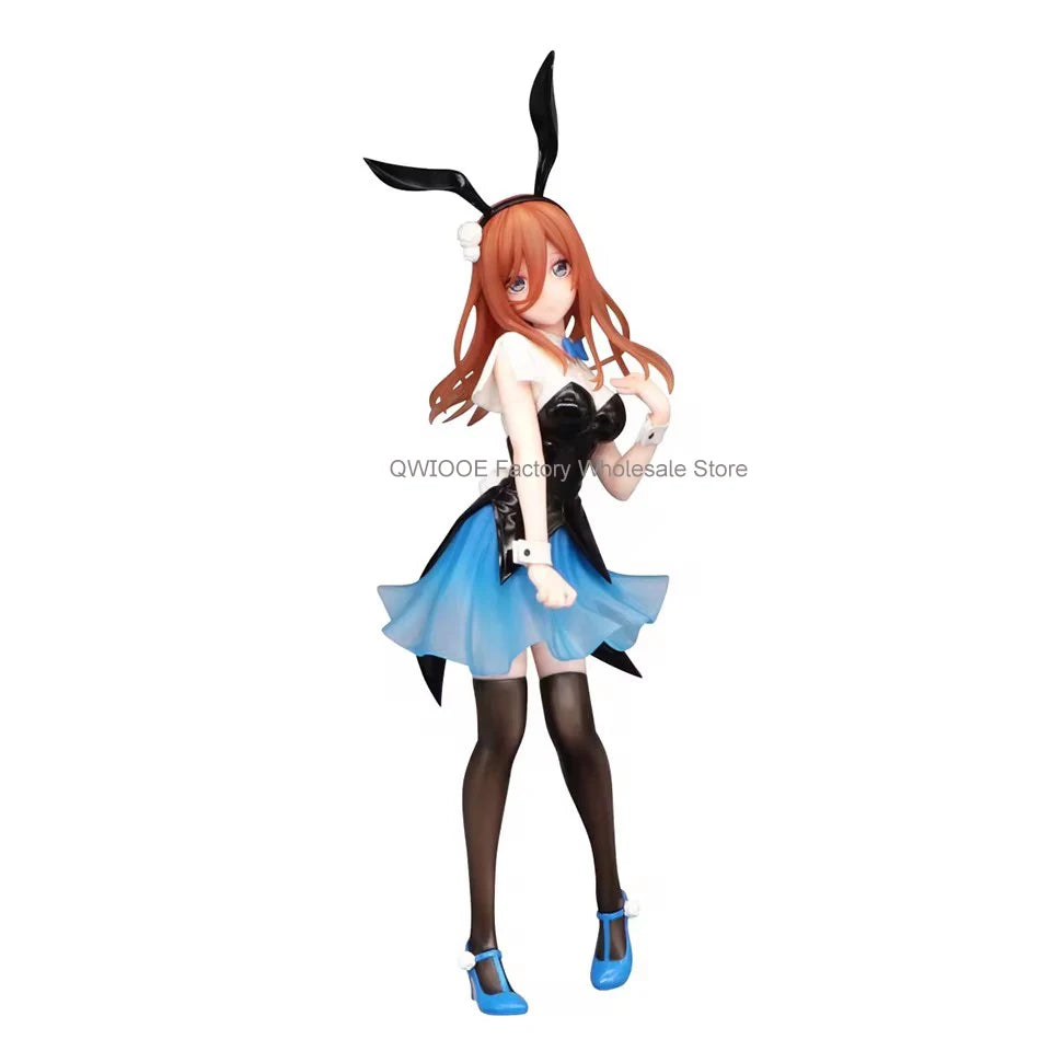 Original Genuine FuRyu Gotoubun No Hanayome 23.4cm Nakano Sanjiu Anime Action Model Decorations PVC Toy Birthday Gift
