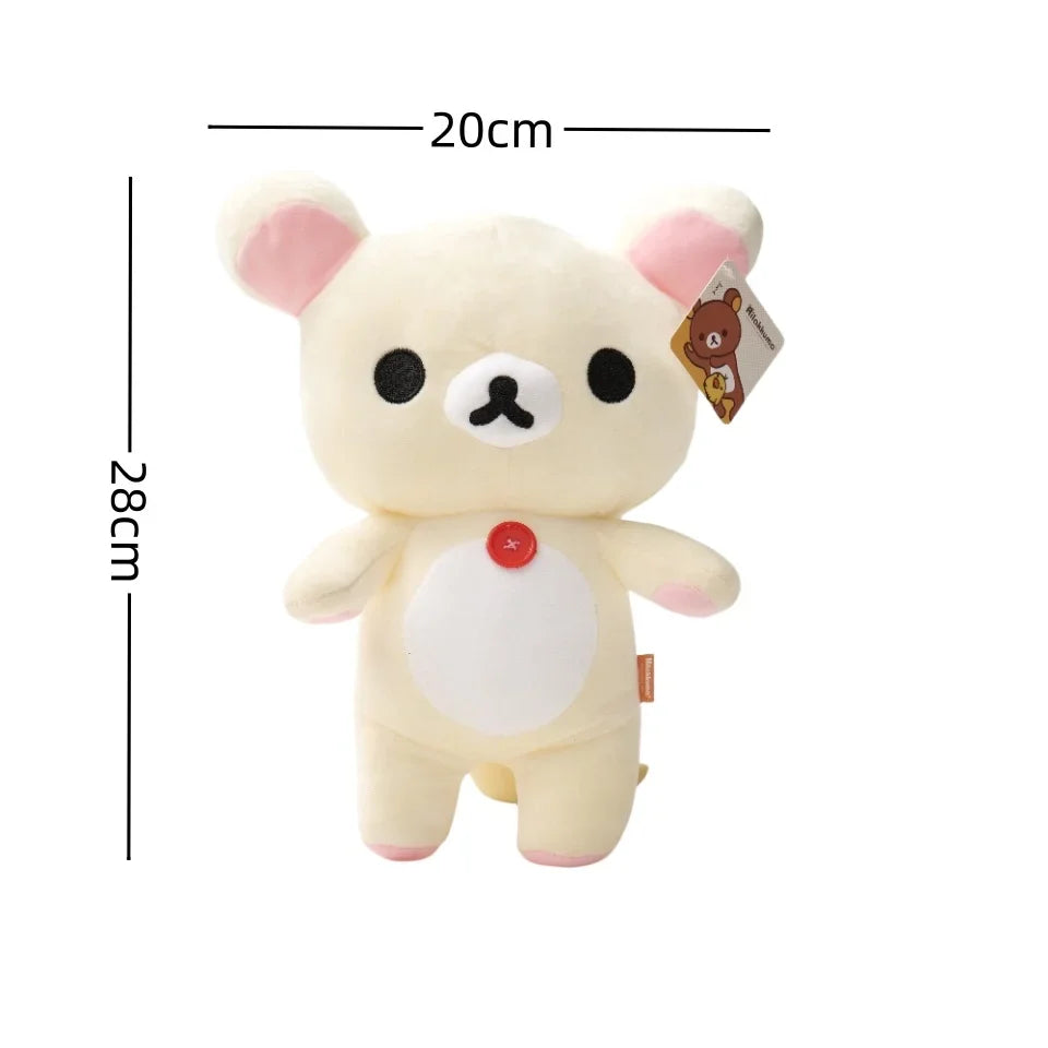 Anime Rilakkuma Plush Doll Cartoon Bear Toys Kawaii Rilakkuma Room Decor Teddy Bear Plushies Cute Couple Bear Xmas Girl Gifts
