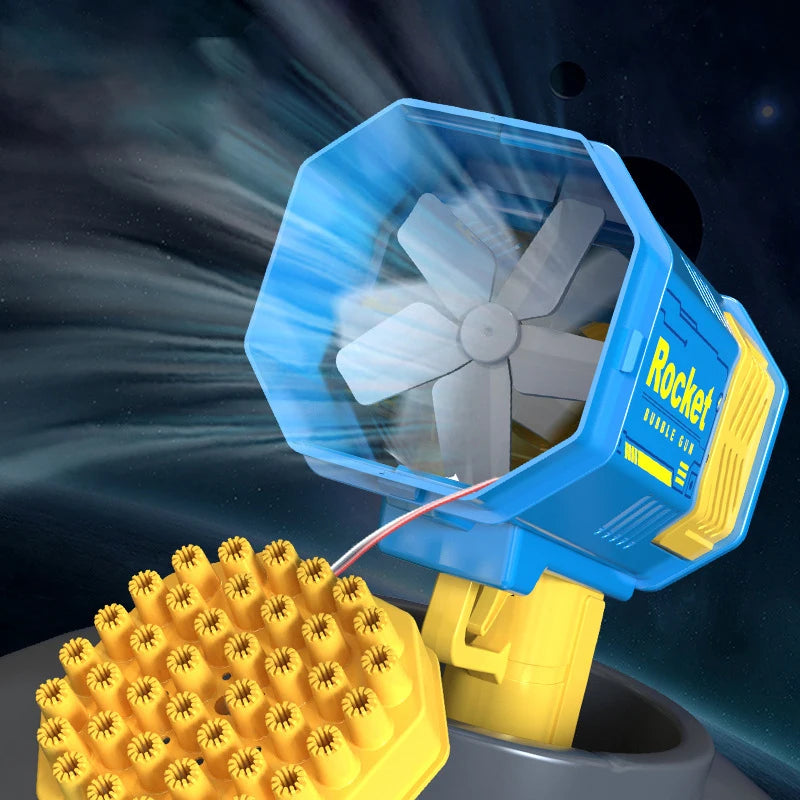 40 Hole Bubble Machine Toy, Handheld Porous Bubble Gun, Outdoor Toy (Without Bubble Water)
