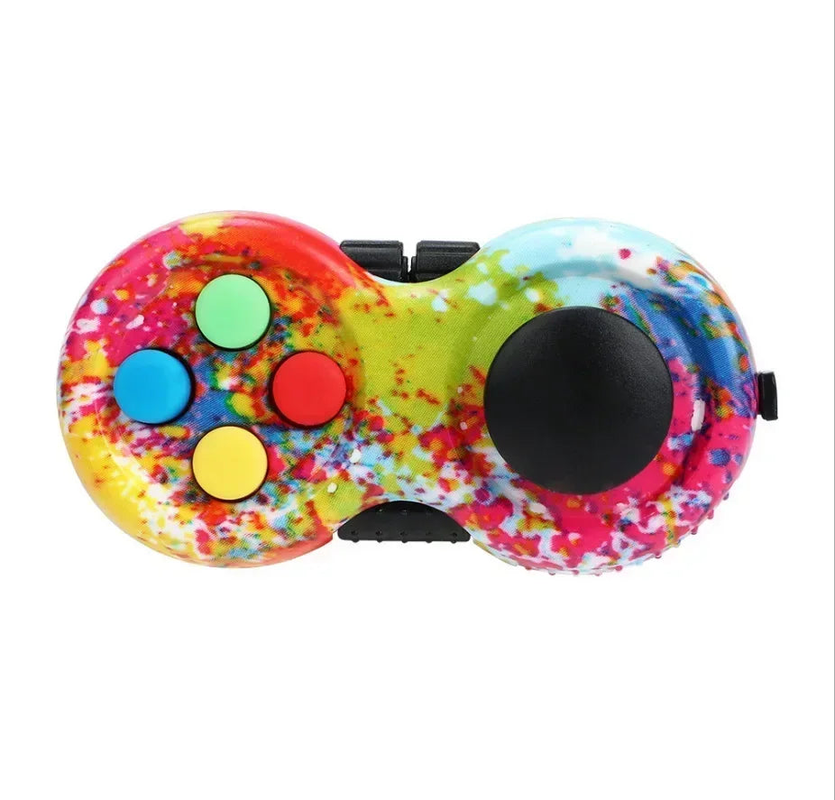 Antistress Toys Fidget Decompression Toy with 8 Functions Fidget Controller Stress Reducer Toy Relieves Stress and Anxiety Toys