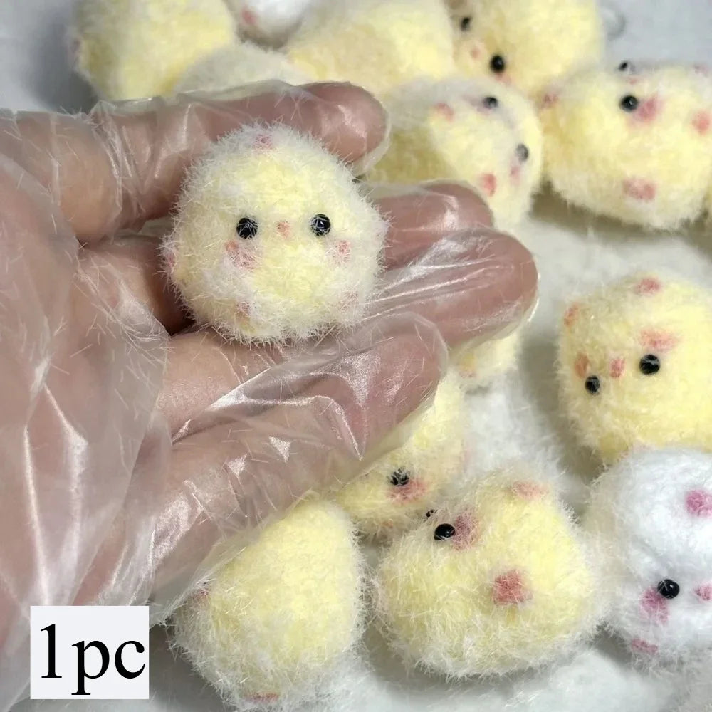1/4PCS Cartoon Squeeze Stress Relief Toy Children Chick Decompression Squishy Toys Boys Girls Cute Chicken Antistress Toy