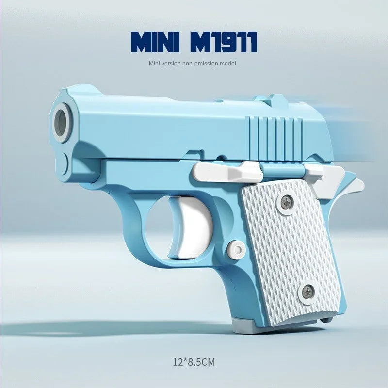Mini 1911 Children'S Toy Guns Model 3D Gravity Printing Fidget Toy for Kids Adults Stress Relief Toy Children Decompression Gift