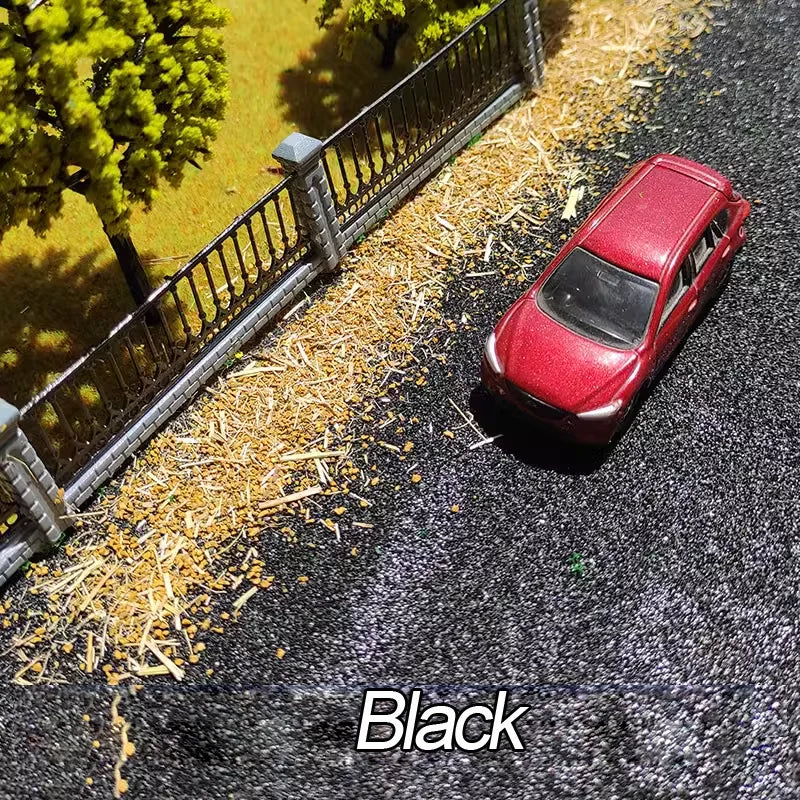 Black Model Interstate Road Tape with Back Adhesive Tar Country Road railway layout sand table materials Landscape Modeling