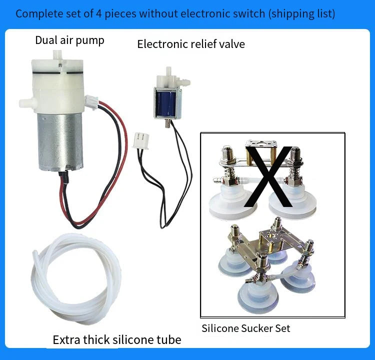 PWM Electronic Robotic Arm Air Pump 2/4pcs Suction Cup Support Servo MG996 For Arduino Control Board Programmable Robot DIY Kits