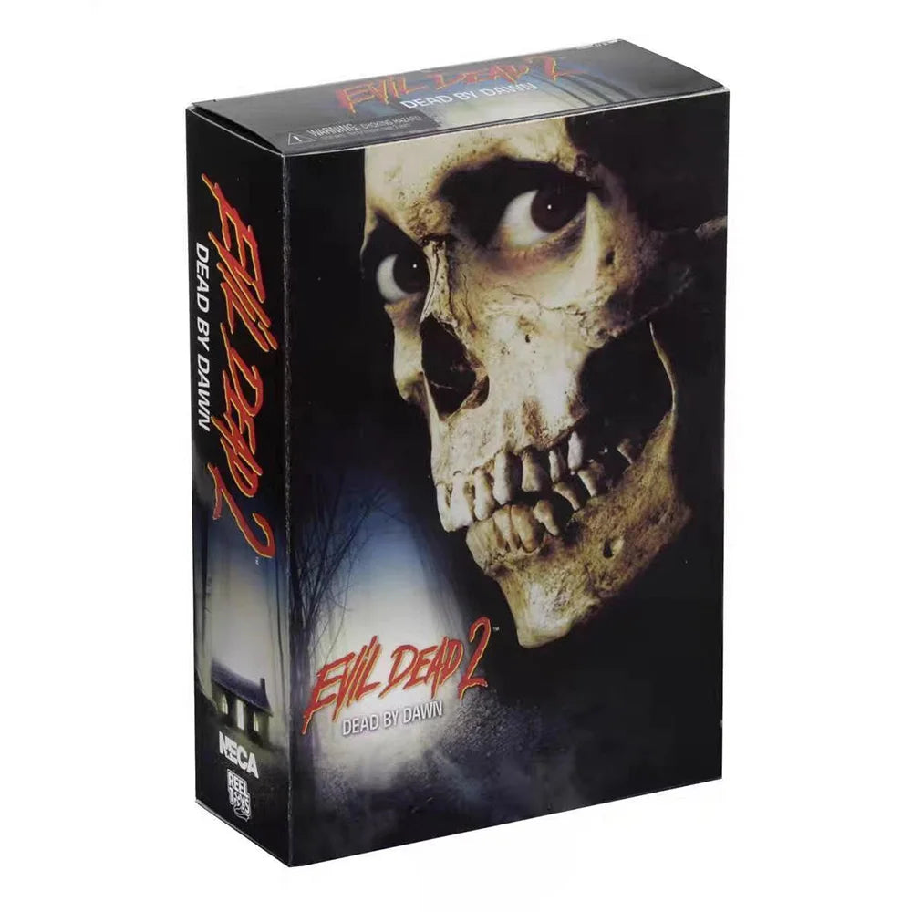 NECA Figure Evil Dead 2 Dead by Dawn Figure Ash Eligos Classic Terror Figure Halloween Horror Gift Collection Model Toy Present