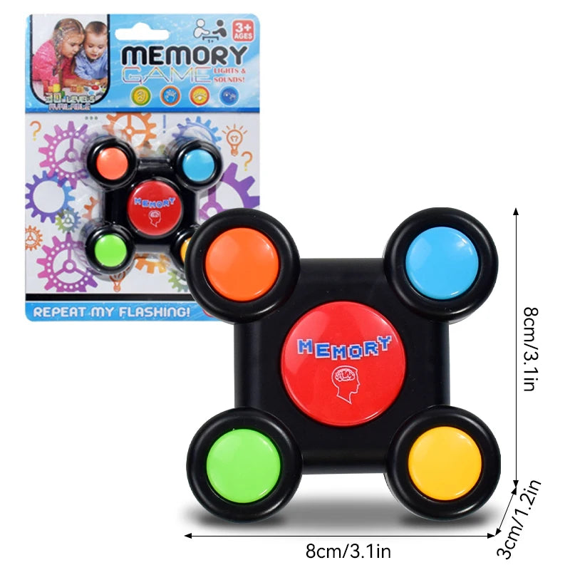 Educational Memory Game Machine with Lights Sounds Toy Interactive Game Memory Training Game Machine Funny Toys for Children
