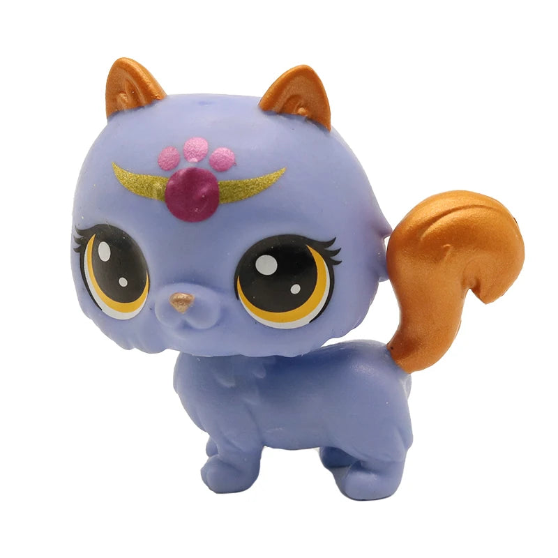 Buy 5 Get 2 Gifts 4-5 cm Loose Old Pet Shop Toys Cat Puppy Kitten Figure Mini Toy Figures Classic Little Pet Toys