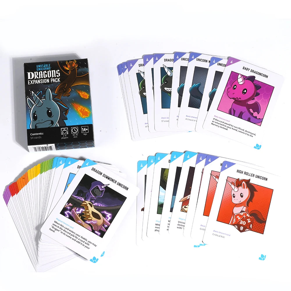 Unstable Unicorns Board English Family Party Expansion Basic Version Of Classic Board Games