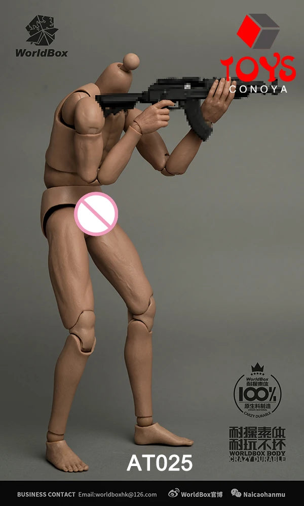 WorldBox 1/6 AT011 AT012 AT016 AT017 AT018 AT020 AT025 AT027 Male Muscle Joint Body 12