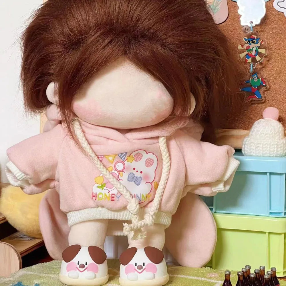 Cute Clothes Hoodies for 20cm Cotton Dolls Outfits Sweatshirt Cute Doll 20cm Clothes Hoodie Mini Mini Clothes Handmade Hoodies