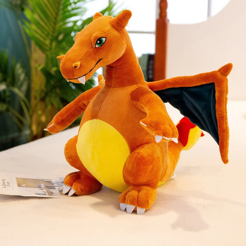 Pokemon Big Size Charizard Dragonite Anime Figures Doll Stuffed Animals Plush Toy Kawaii Room Decoration Toy Kids Christmas Gift