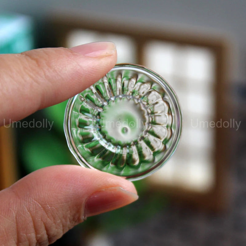 1:6 Dollhouse Miniature Glass Teapot Mini Cup with Saucer Pretend Play Food Kitchenware for BJD Bltyh Doll House Kitchen Toy