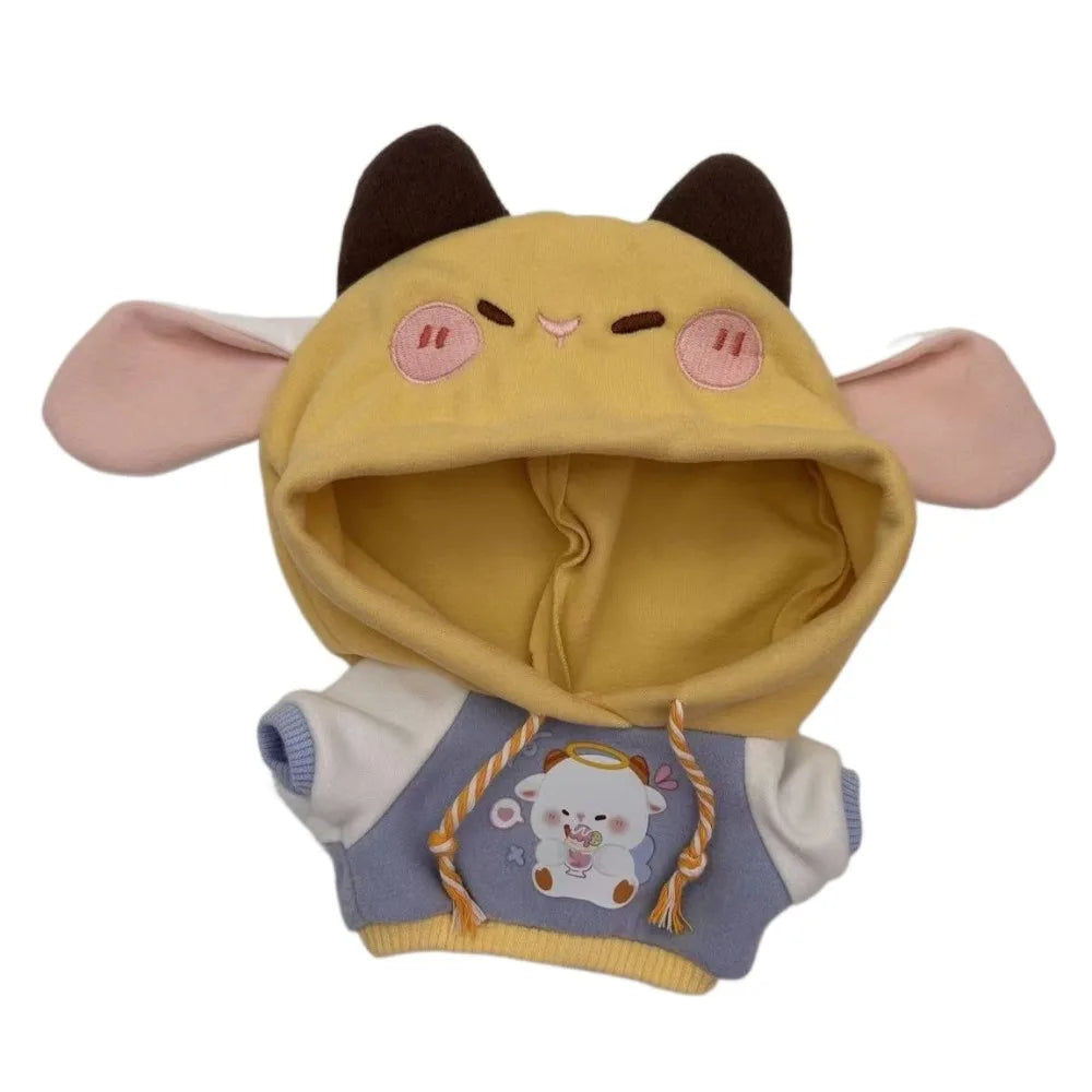 Cute Clothes Hoodies for 20cm Cotton Dolls Outfits Sweatshirt Cute Doll 20cm Clothes Hoodie Mini Mini Clothes Handmade Hoodies
