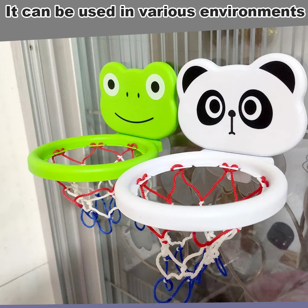 Baby mini shooting basket toy kids bathtub water play set basketball backboard with 3 balls funny shower bath toys for toddlers