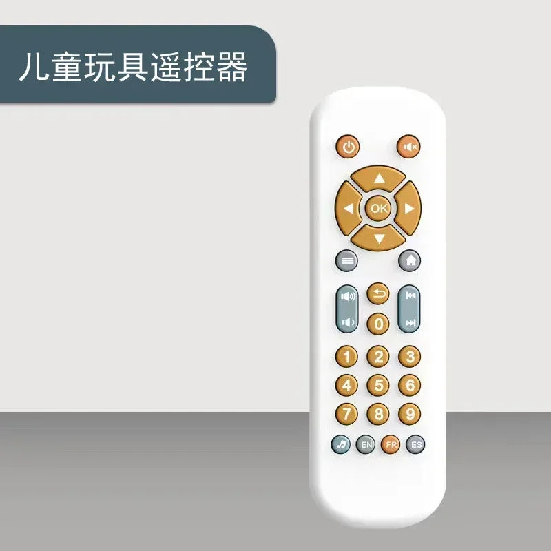 Infant Simulation TV Remote Control Toys with Music and Light Musical Baby Toy Sensory Remote Kid Baby Toys for 1 2 3 Year Old