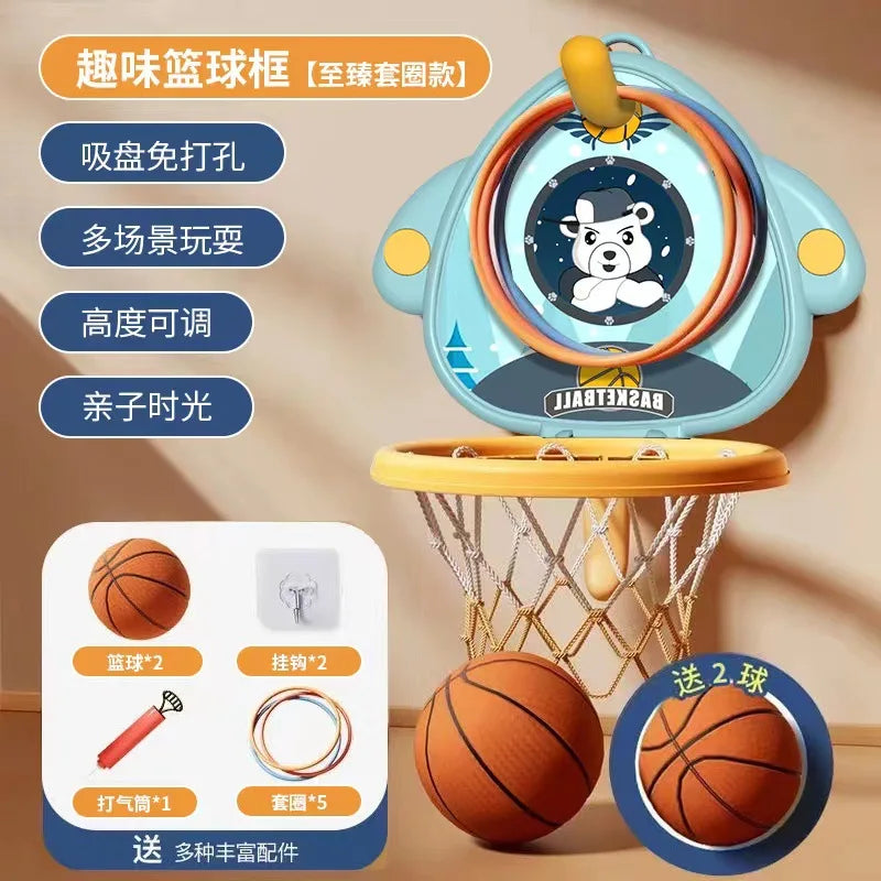 Mini Basketball Hoop Outdoor Indoor Sports Game for Children Inflatable Montessoria Throw Toys for Kids Boys