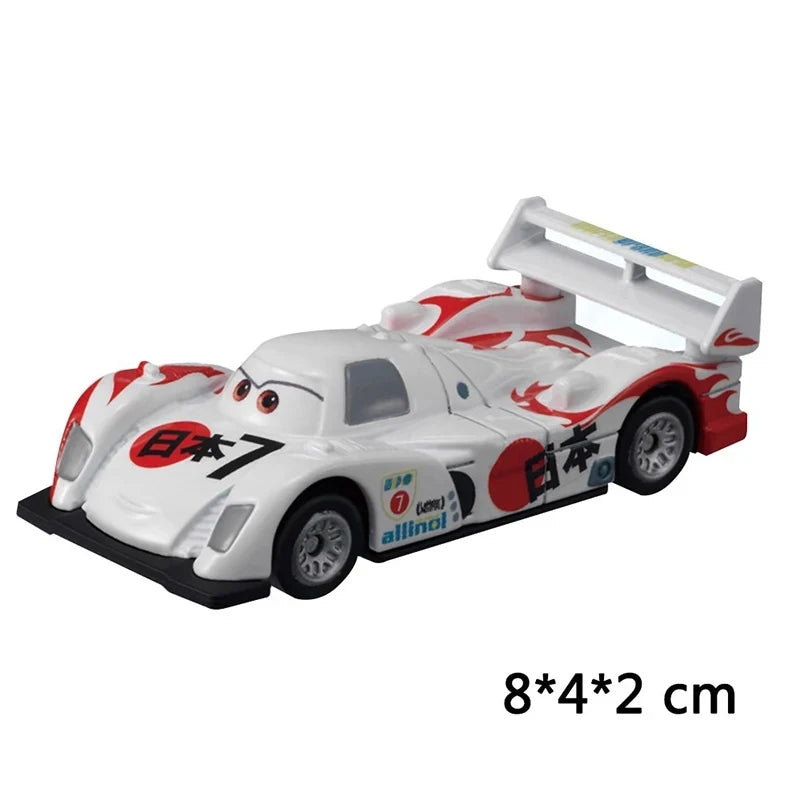 Disney Pixar Toy Car 2/3 Lightning McQueen Jackson Storm 1:55 Die Cast Metal Alloy Model Vehicles Children Toy Boy Birthday Gift