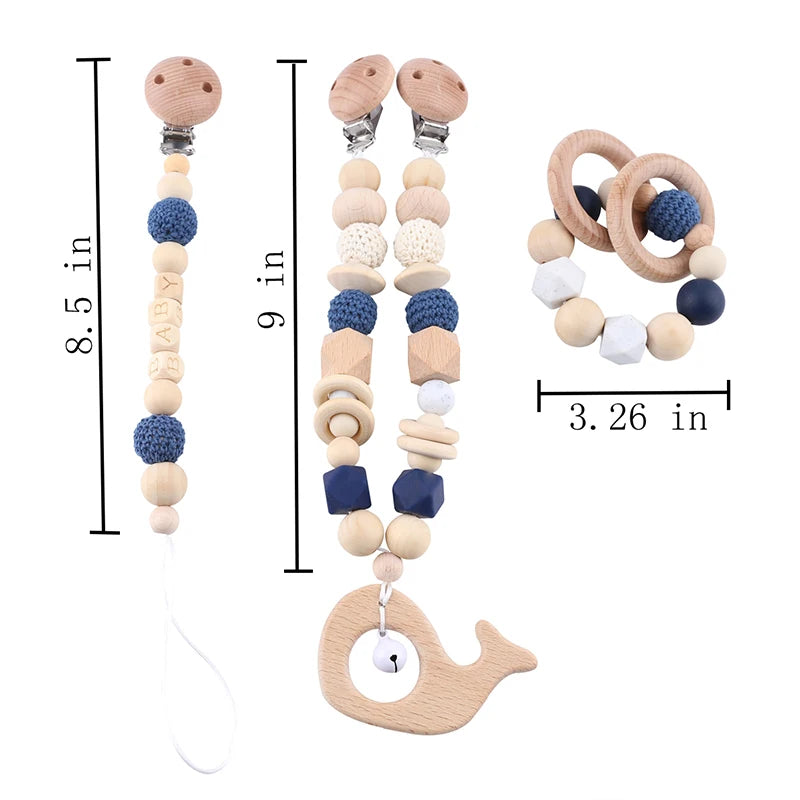 Baby Toy Pram Clip Pacifier Clip Chain Mobile Pram Personalize Name Rattle Stroller Toys Bed Bell Stroller Chain Baby Toy Clip