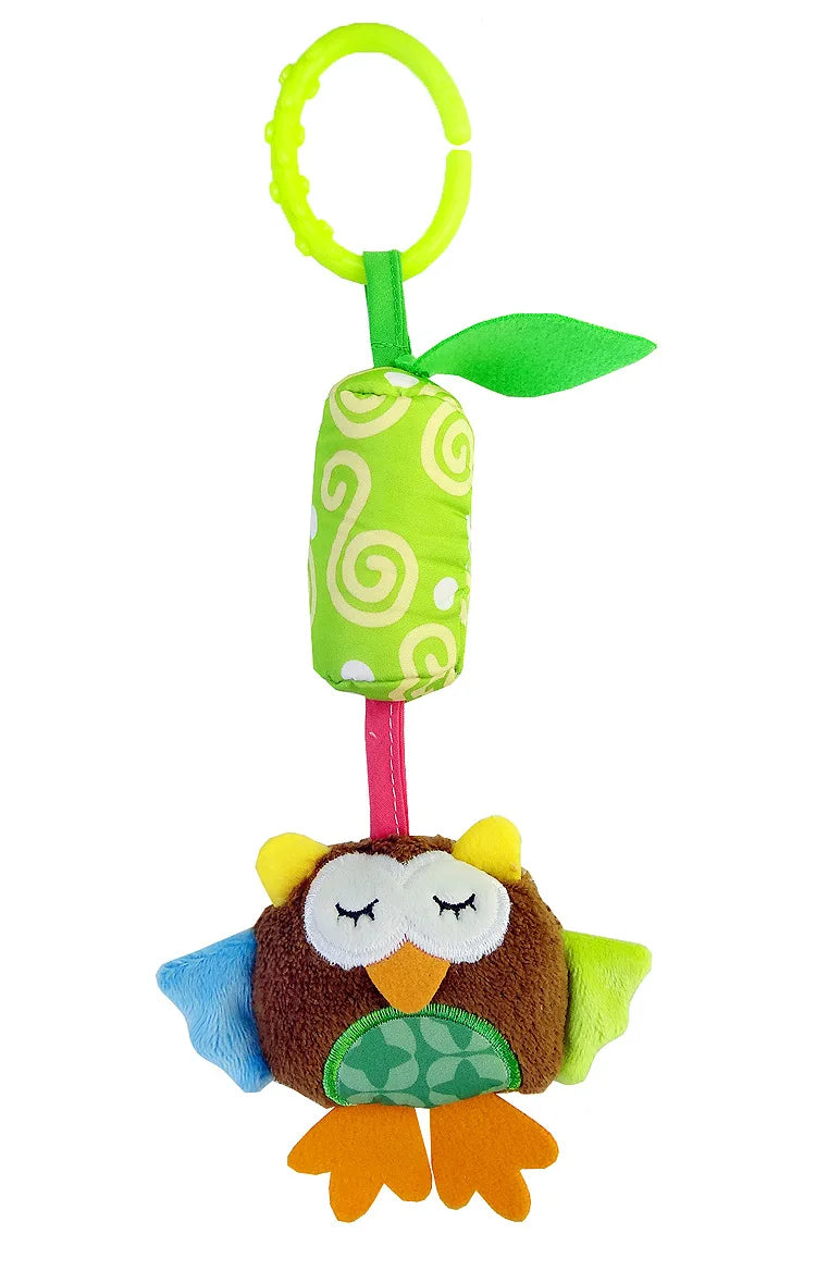 Baby Rattle Toys Kids Tinkle Hand Bell Plush Stroller Hanging Stuffed Animal Rattles Multi-functional Infant Sound Toy Kid Gifts