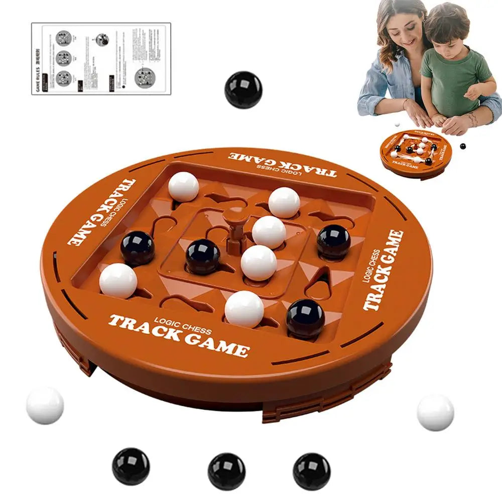 4 In A Row Game Educational Orbit Logic Board Game 2 Player Fast Strategy Game Track Logic Board For Fun Family Game Night
