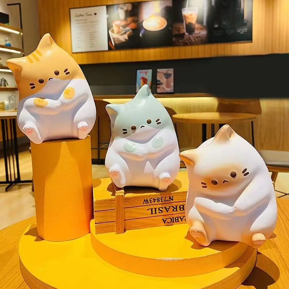 Fashion Cartoon Cat Squeeze Toys Plushie Slow Rebound Decompression Doll Cute Stress Release Release Anxiety Toy