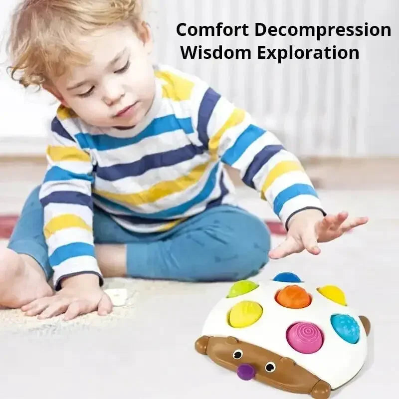 Hedgehog Press Soft Key Concentration Training Early Education Toys Hand-Eye Coordination Children's Educational Small Hedgehog
