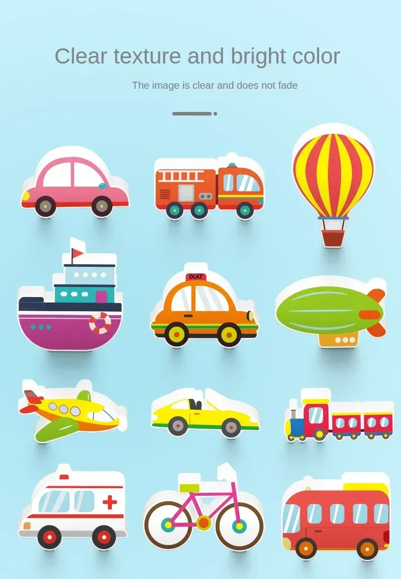 Baby Bath Toys Cars Boat Cognitive Floating Toy Foam EVA Puzzle Bathing Toys for Kids Children Bathroom Play Water Game Toys