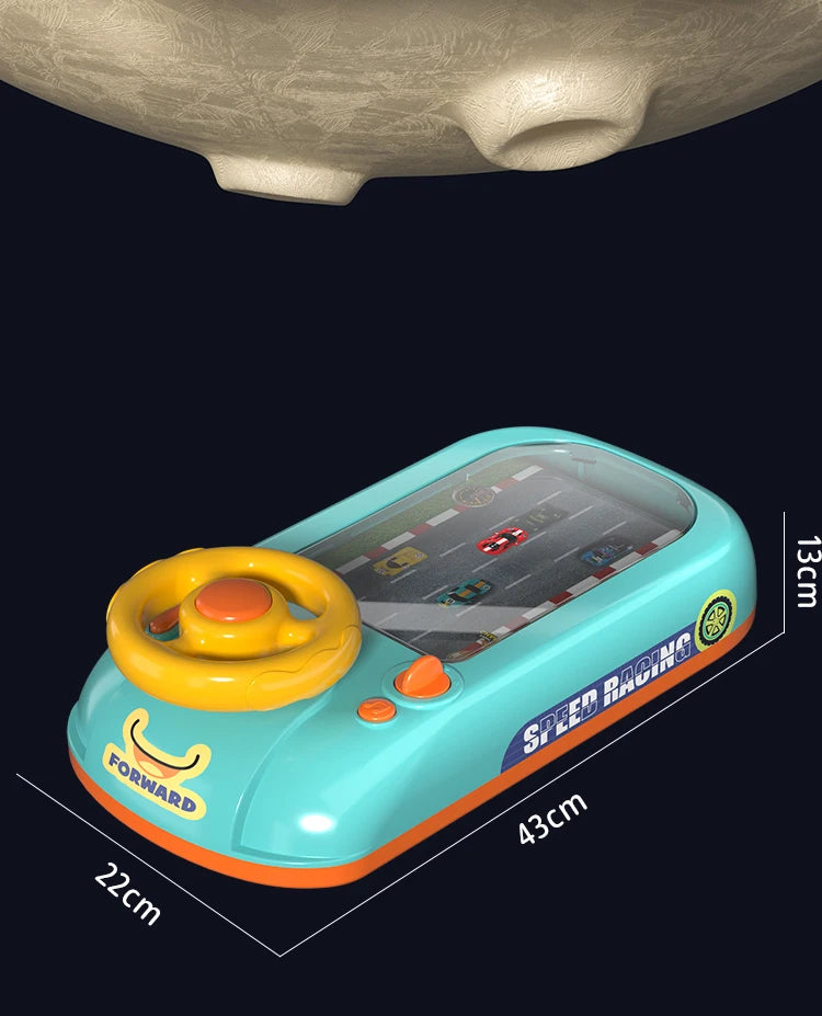 Children's Racing Challenge Adventure Game Machine Competitive Puzzle Simulation Driving Desktop Steering Wheel Toy