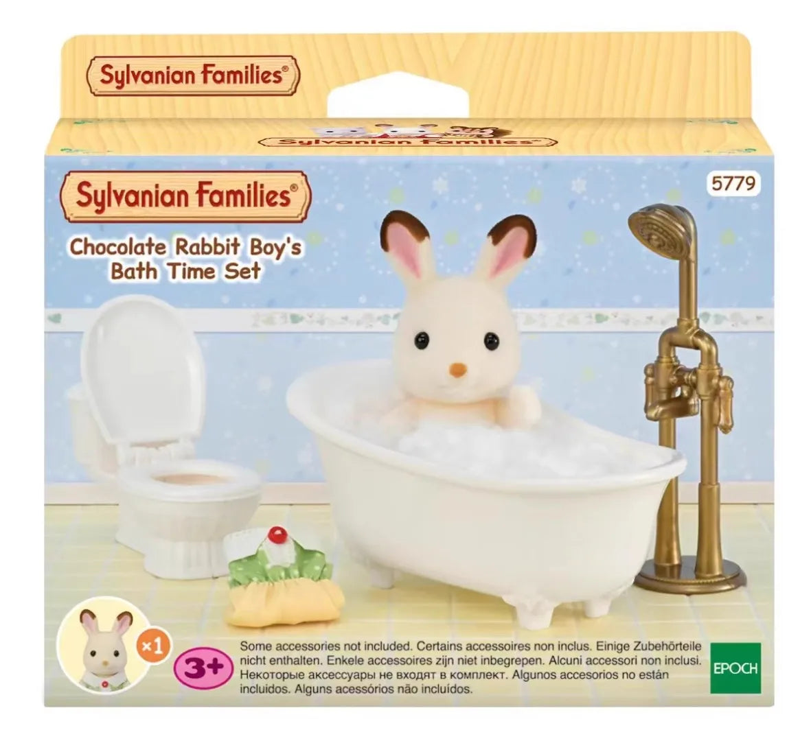 Sylvanian Families Bathtub Shower Set Children'S Play House Toys Furniture Accessories Forest Family Bathtub Set