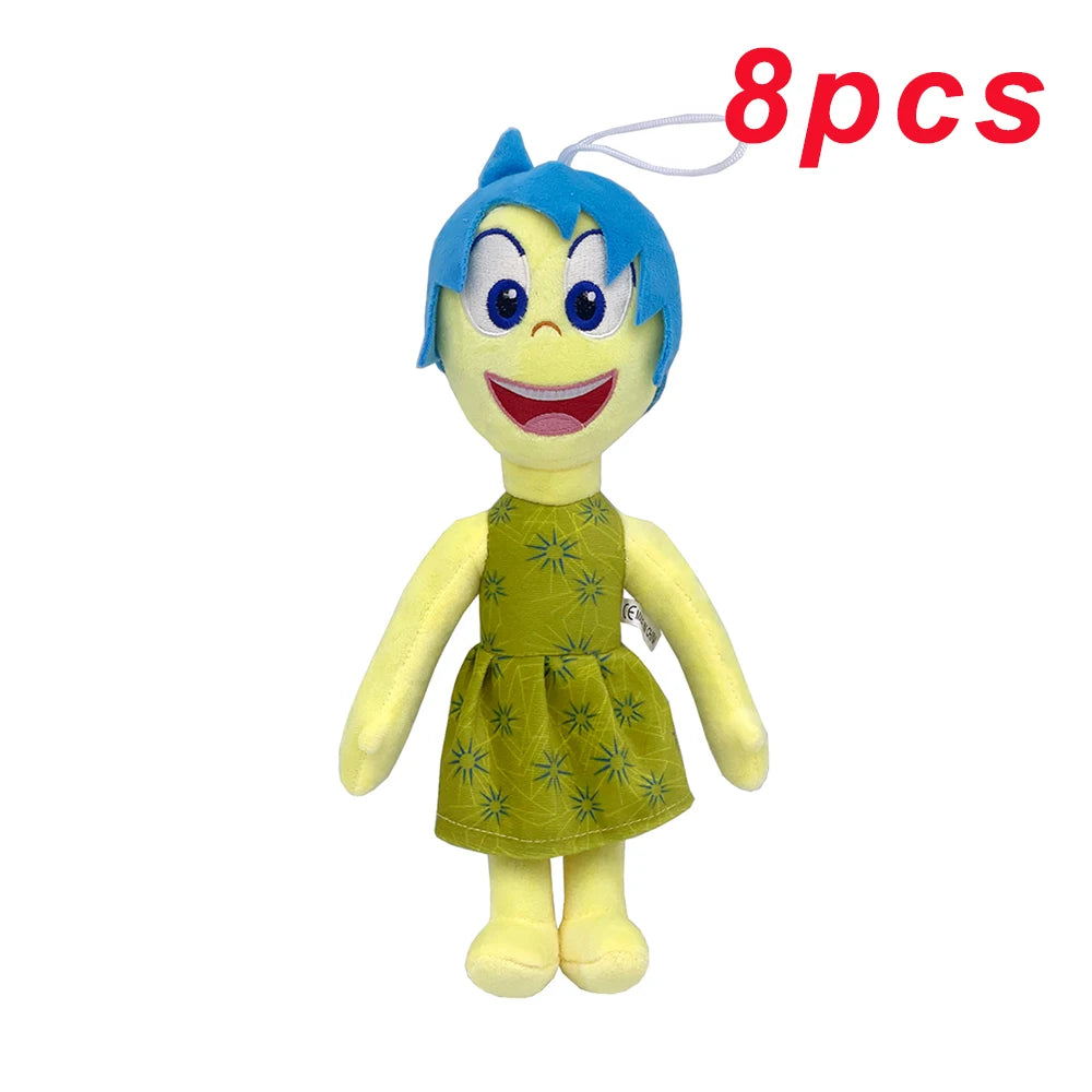 33style Inside Out 2 Plush Dolls Inside Out Plush Toy Cute Cartoon Plushie Doll Stuffed Anime Periphery Toys Kids Birthday Gifts