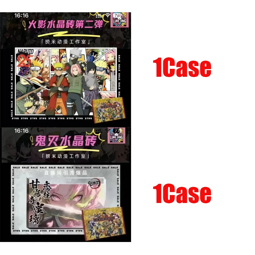 Various Case Anime Collection Cards