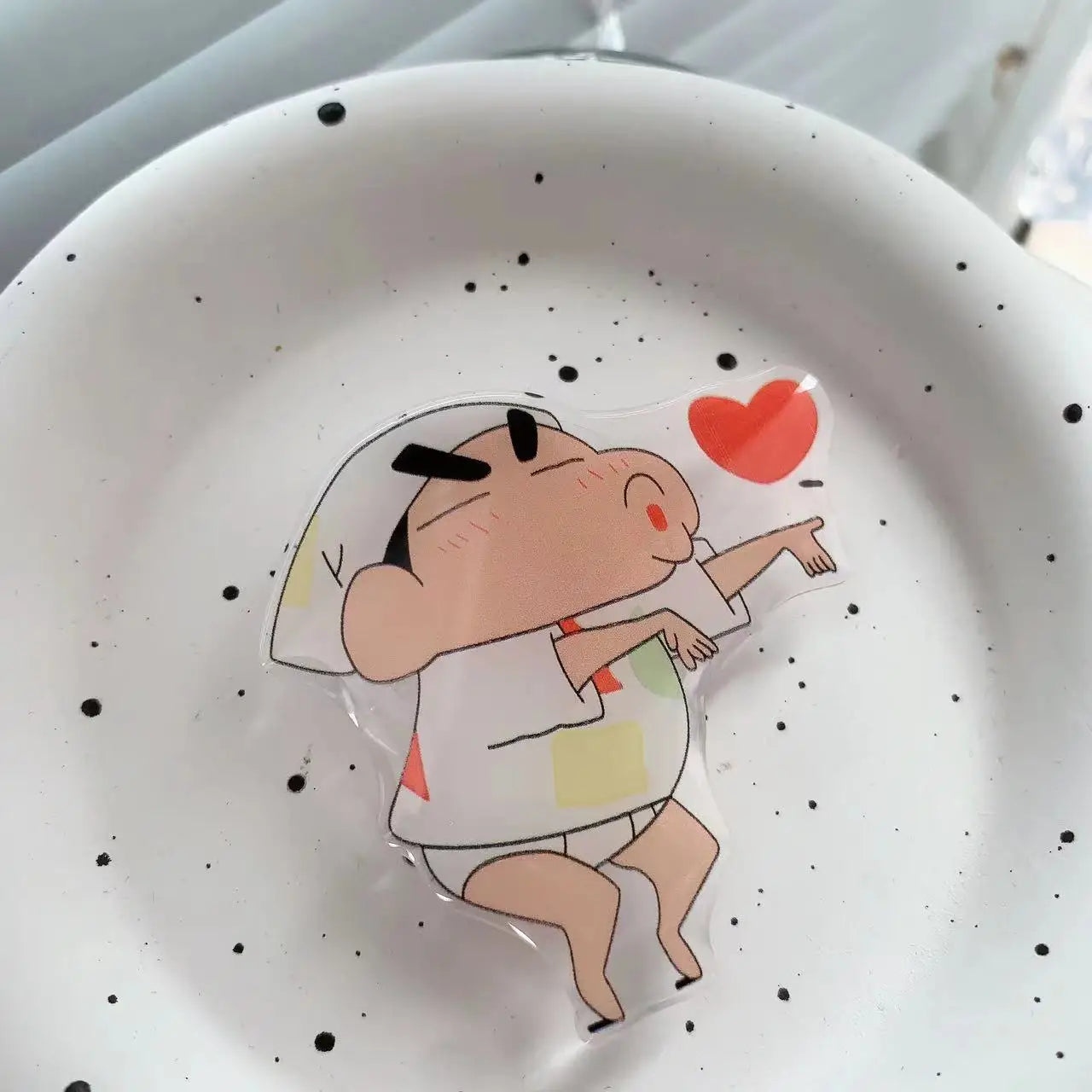 Crayon Shin-chan Phone Holder Stand Grip for Mobile Phone Ring Accessories Cute Retractable Folding Stand Support Desk Stand New