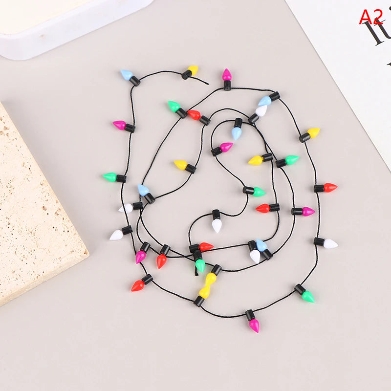1Pc Miniature Dollhouse String of Fake Light Christmas Good Decoration String Light Kids Xmas Gift DIY Toys Living Scene Decor