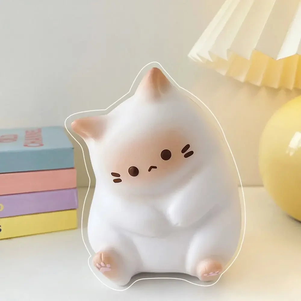 Fashion Cartoon Cat Squeeze Toys Plushie Slow Rebound Decompression Doll Cute Stress Release Release Anxiety Toy