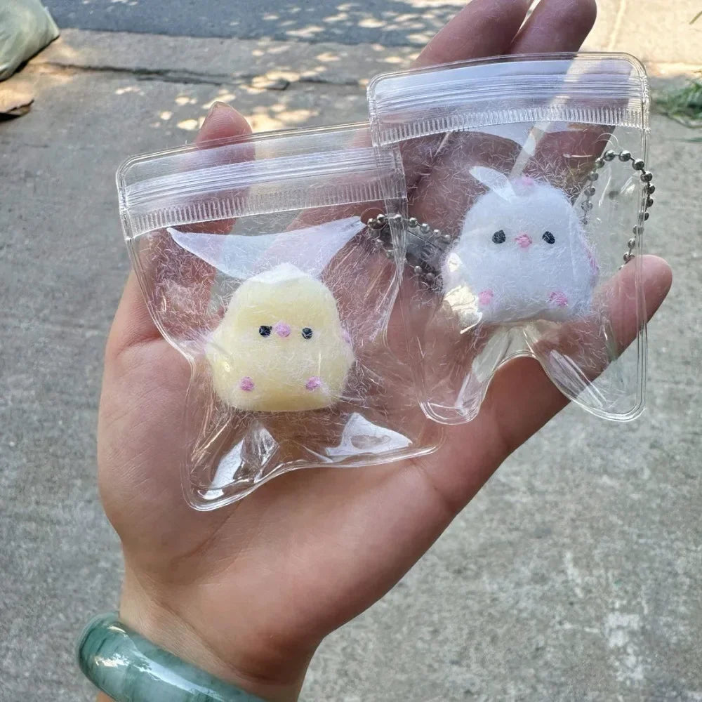 1/4PCS Cartoon Squeeze Stress Relief Toy Children Chick Decompression Squishy Toys Boys Girls Cute Chicken Antistress Toy