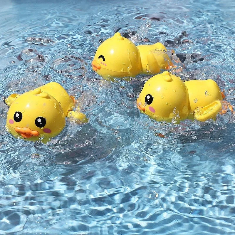 Bath Toys Kids Swimming Clockwork Dolls Play Water Baby Bathing Cute Funny Children Bathroom Shower Bathtub Animals Toy