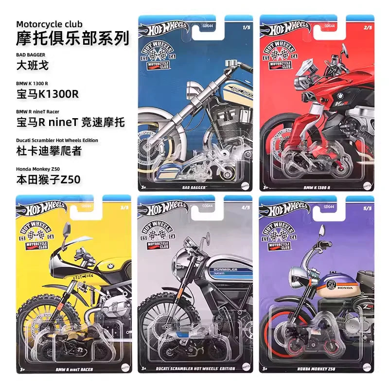 Wholesale Hot Wheels Bay Streetscape Mini Simulation Alloy Toy Car Modelcar Model Motorcycle Club Model Car Collection Kid Gifts