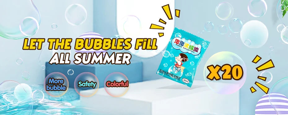 Bubble Gun Rocket 132 Holes Soap Bubbles Machine Gun Shape Automatic Blower With Light Toys For Kids Pomperos Childrens Day Gift