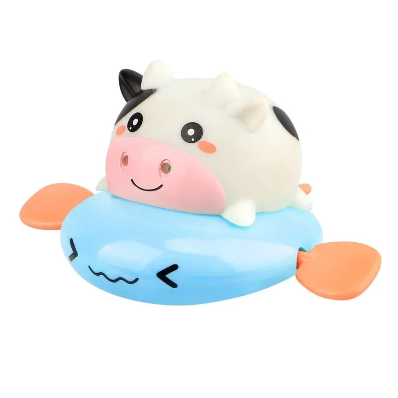 Bath Toys Kids Swimming Clockwork Dolls Play Water Baby Bathing Cute Funny Children Bathroom Shower Bathtub Animals Toy