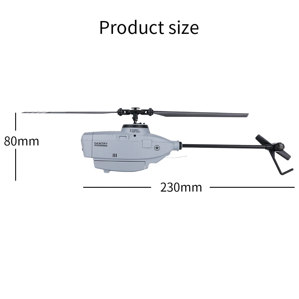 C127 RC Helicopter 2.4G 4 Channel 4 Propellers 6 Axis Electronic Gyroscope for Stabilization Remote Control RC Toys