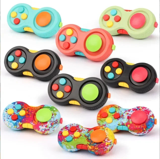 Antistress Toys Fidget Decompression Toy with 8 Functions Fidget Controller Stress Reducer Toy Relieves Stress and Anxiety Toys