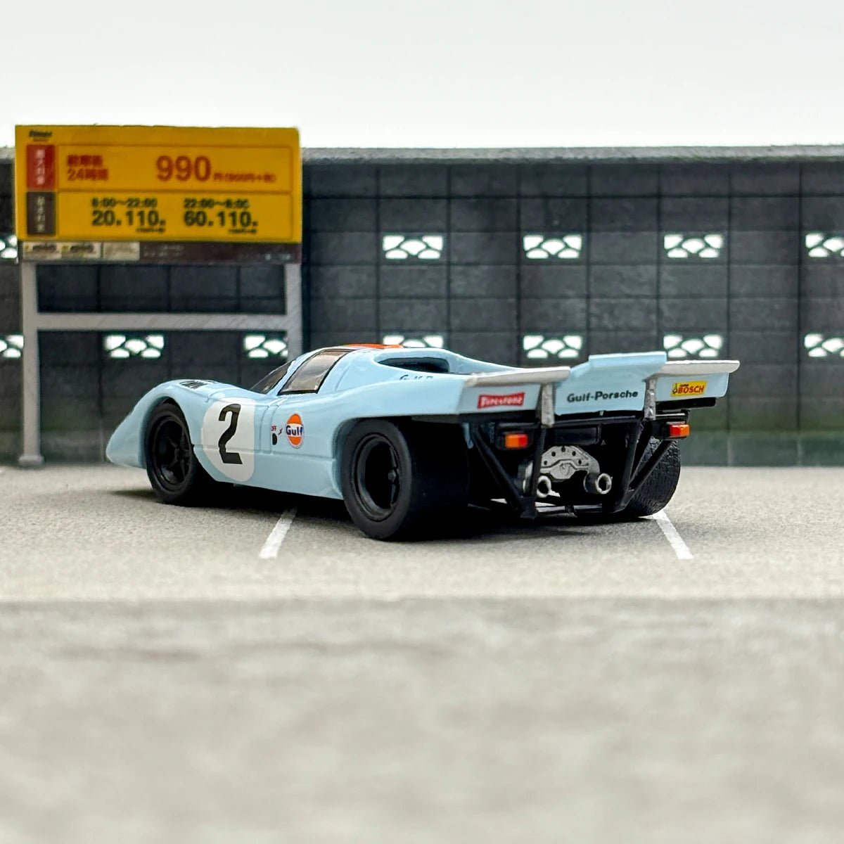 Sparky&Tiny 1/64 Porsche 917 KH Gulf #2 Alloy Toy Motor Vehicle Diecast Metal Model Gifts